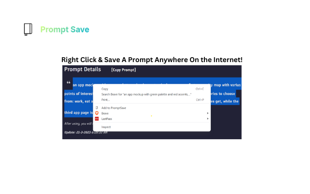 PromptSave: Discover, Save & Share Prompts截图2