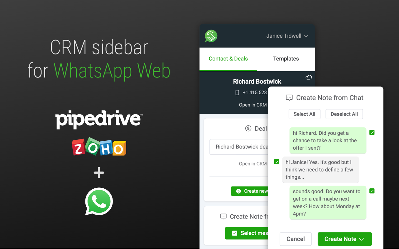 Pipechat for WhatsApp Web截图3