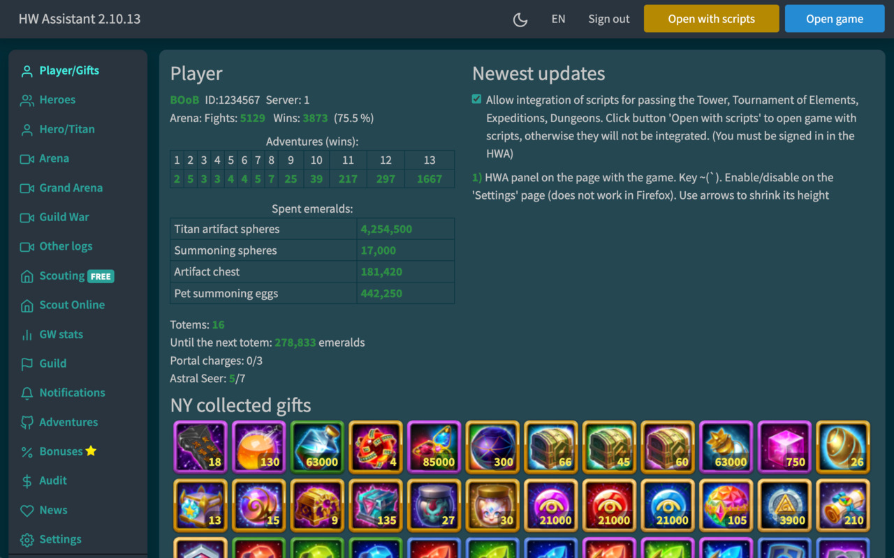 Hero Wars Assistant 英雄战争助手截图3