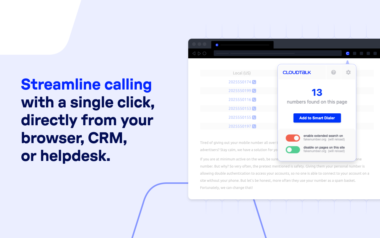CloudTalk Click-to-Call截图2