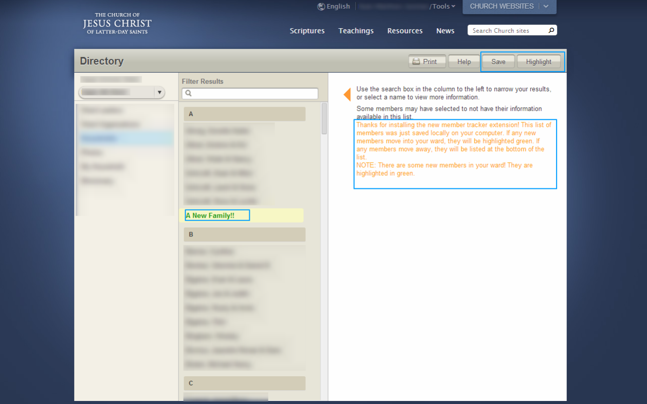 LDS Member Tracker截图1