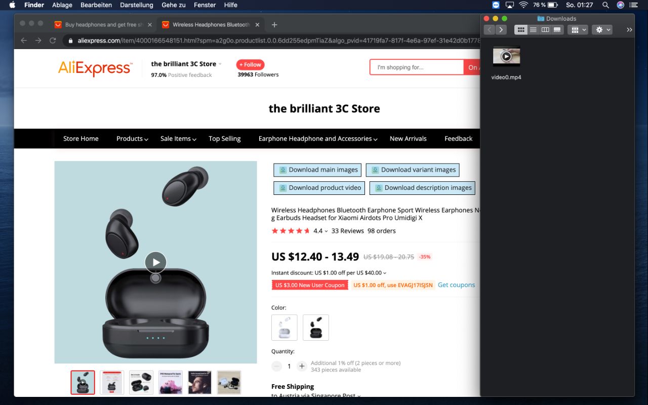 AliDownloader | Download AliExpress images截图5