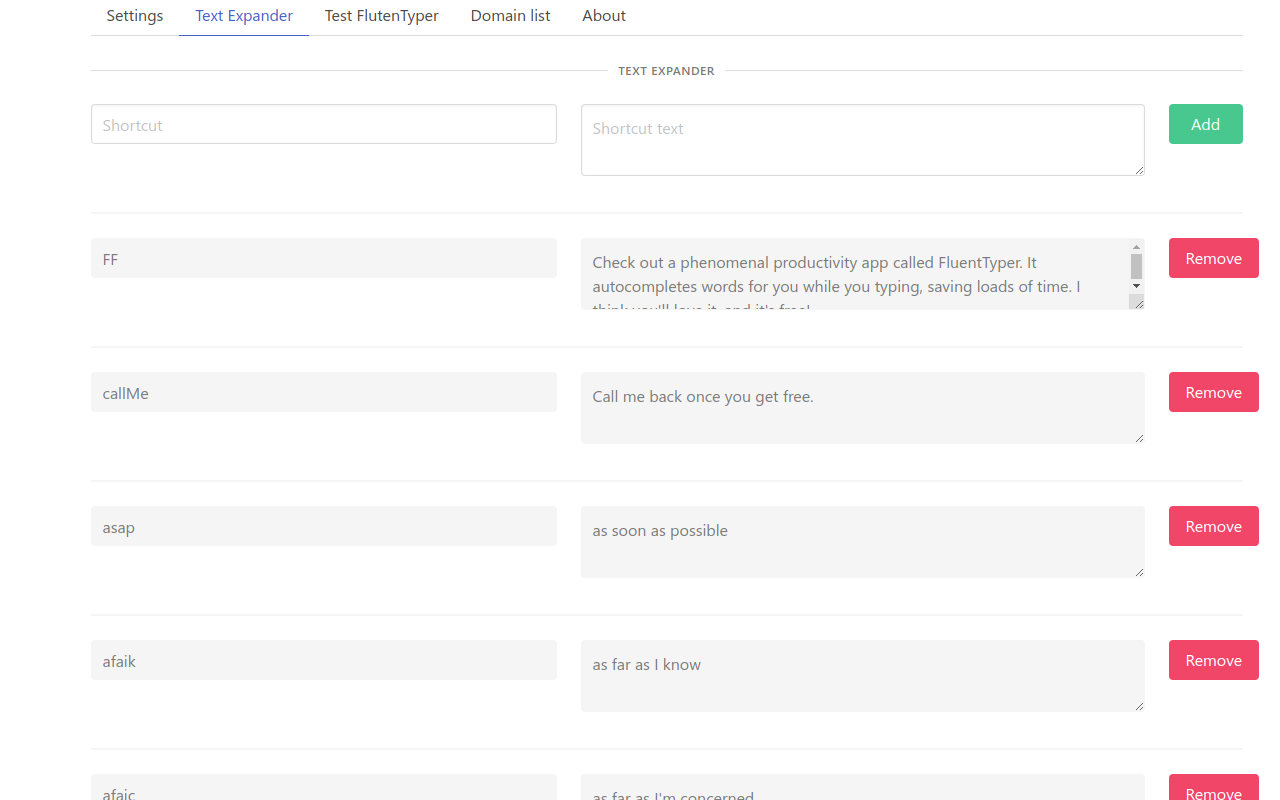 FluentTyper: Autocomplete and Spell Checker截图2