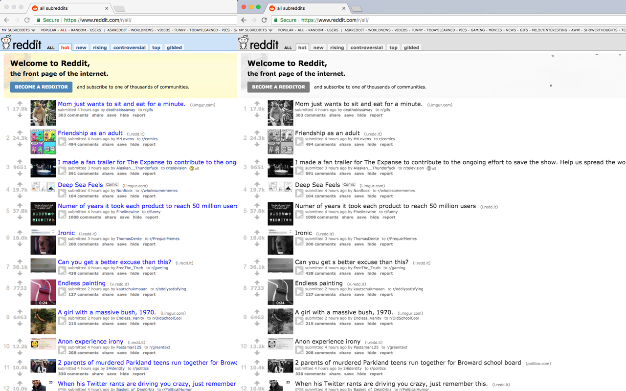 Grayscale the Web - Save Sites截图3
