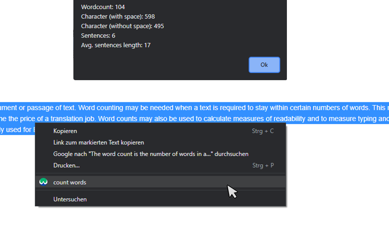 Word Count Toolbar截图2