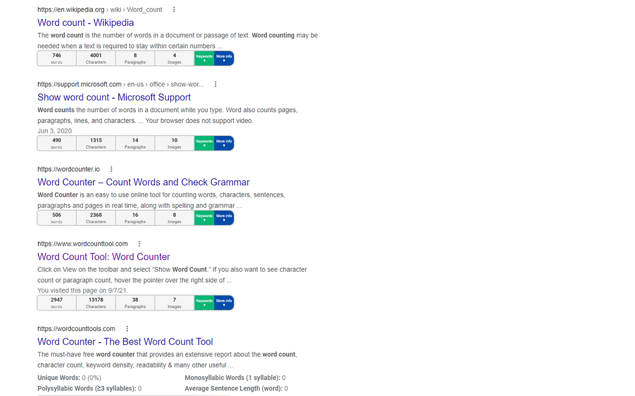 Word Count Toolbar截图3