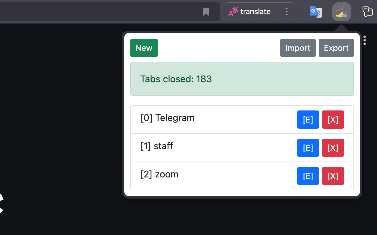 Tabs auto close截图3
