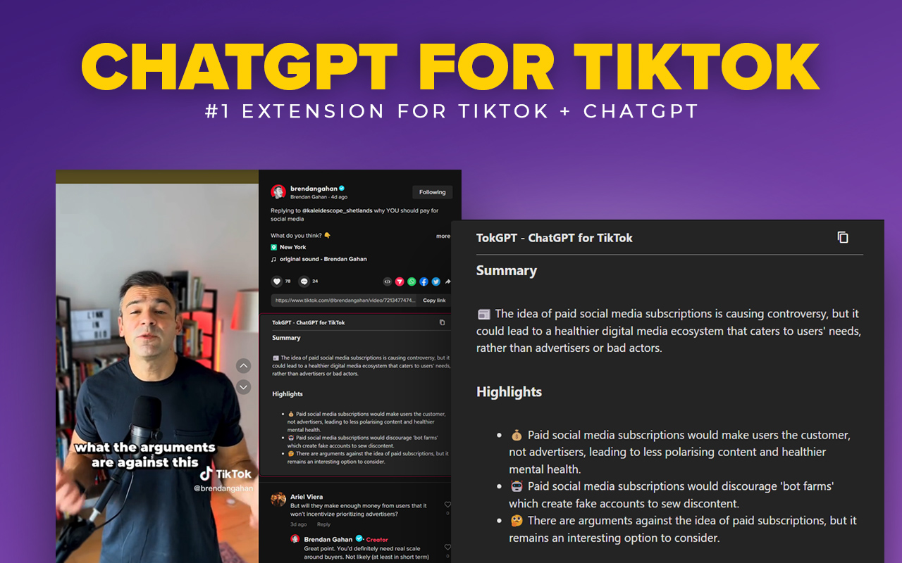 TokGPT - ChatGPT for TikTok截图1