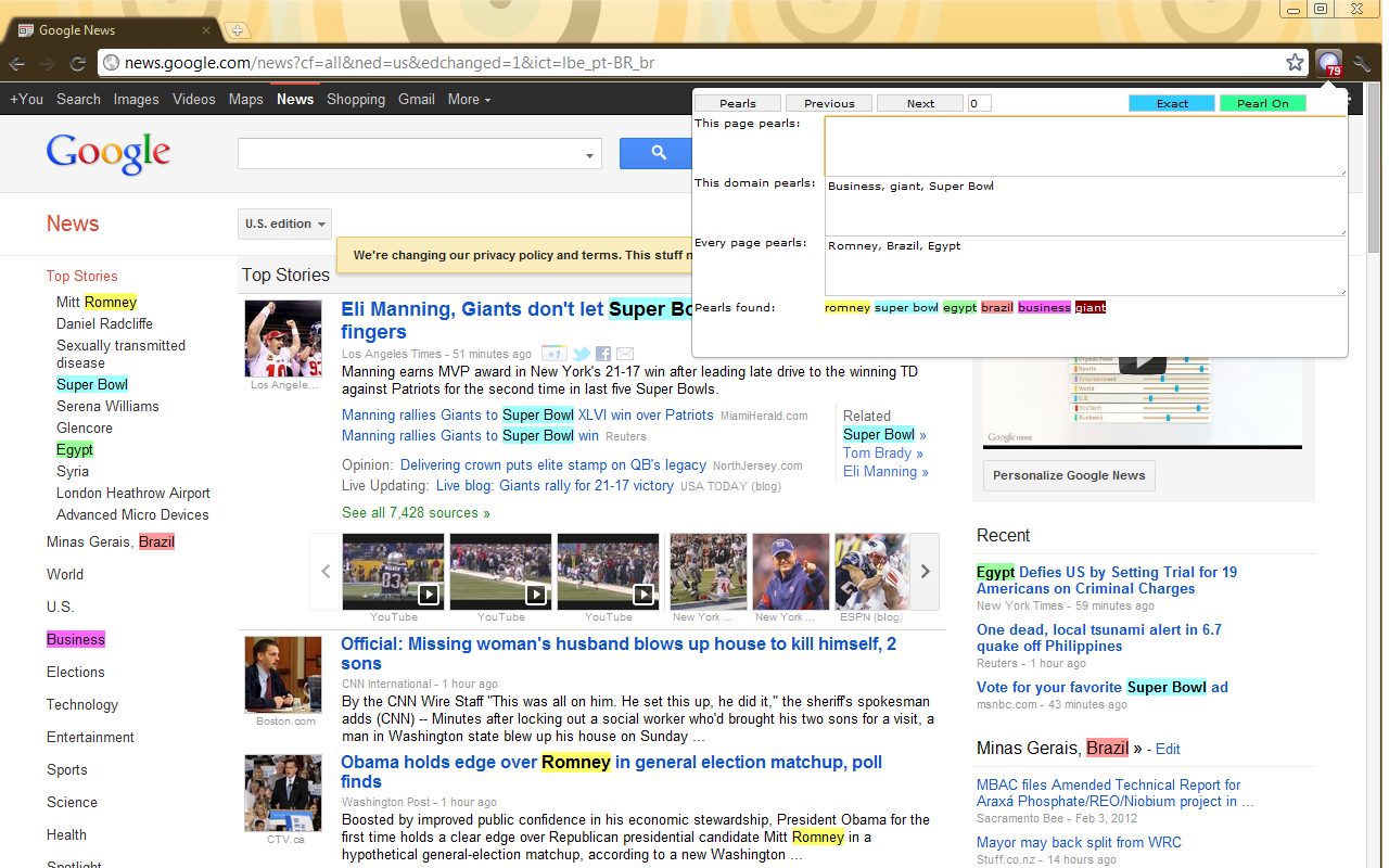 Pearls Extension截图1