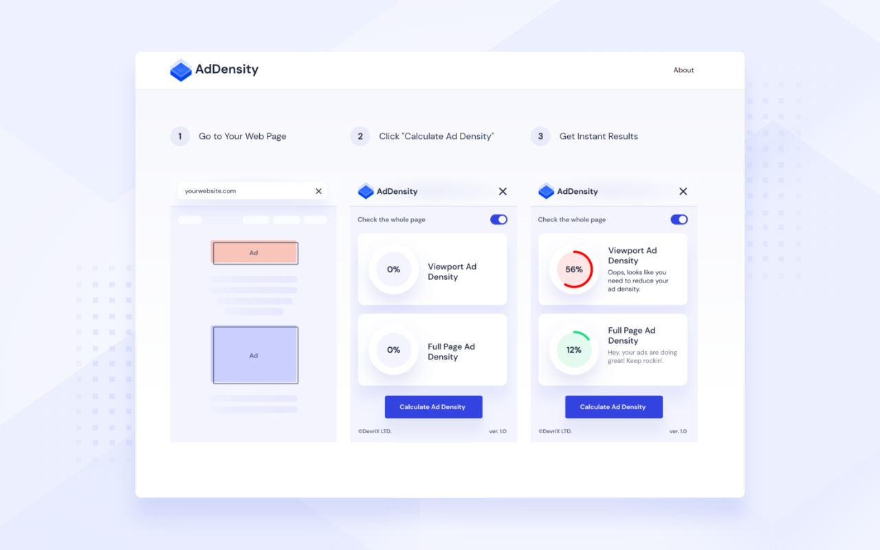 Ad Density - Measure In a Single Click截图1