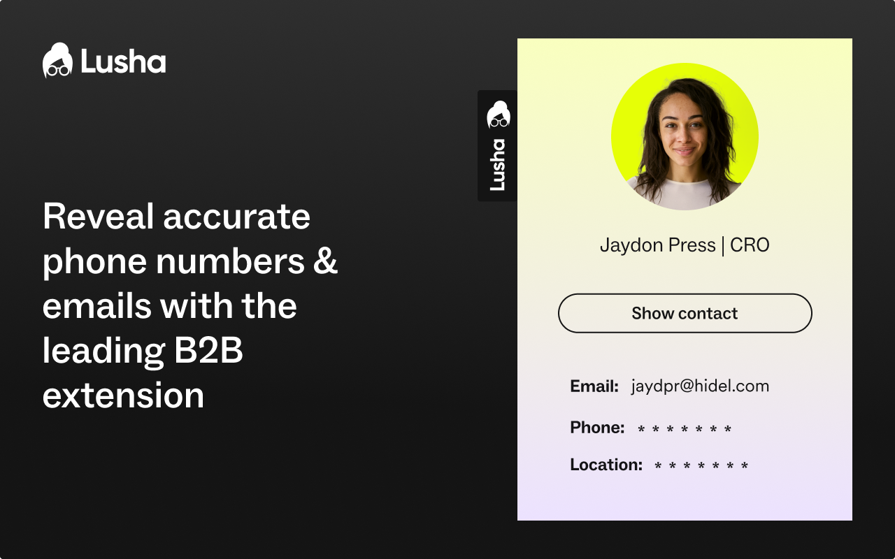 Lusha - Easily find B2B contact information截图2