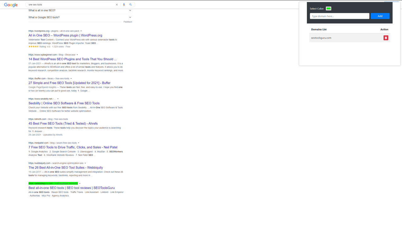 SERP-Highlighter截图1