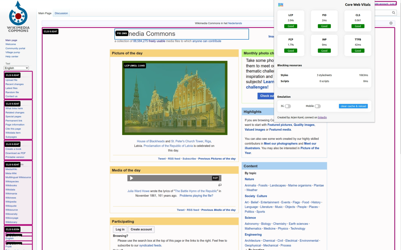 Core Web Vitals Visualizer截图5
