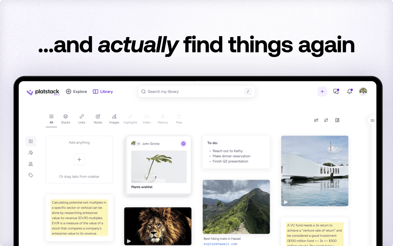 Platstack: The Save button for the internet截图5
