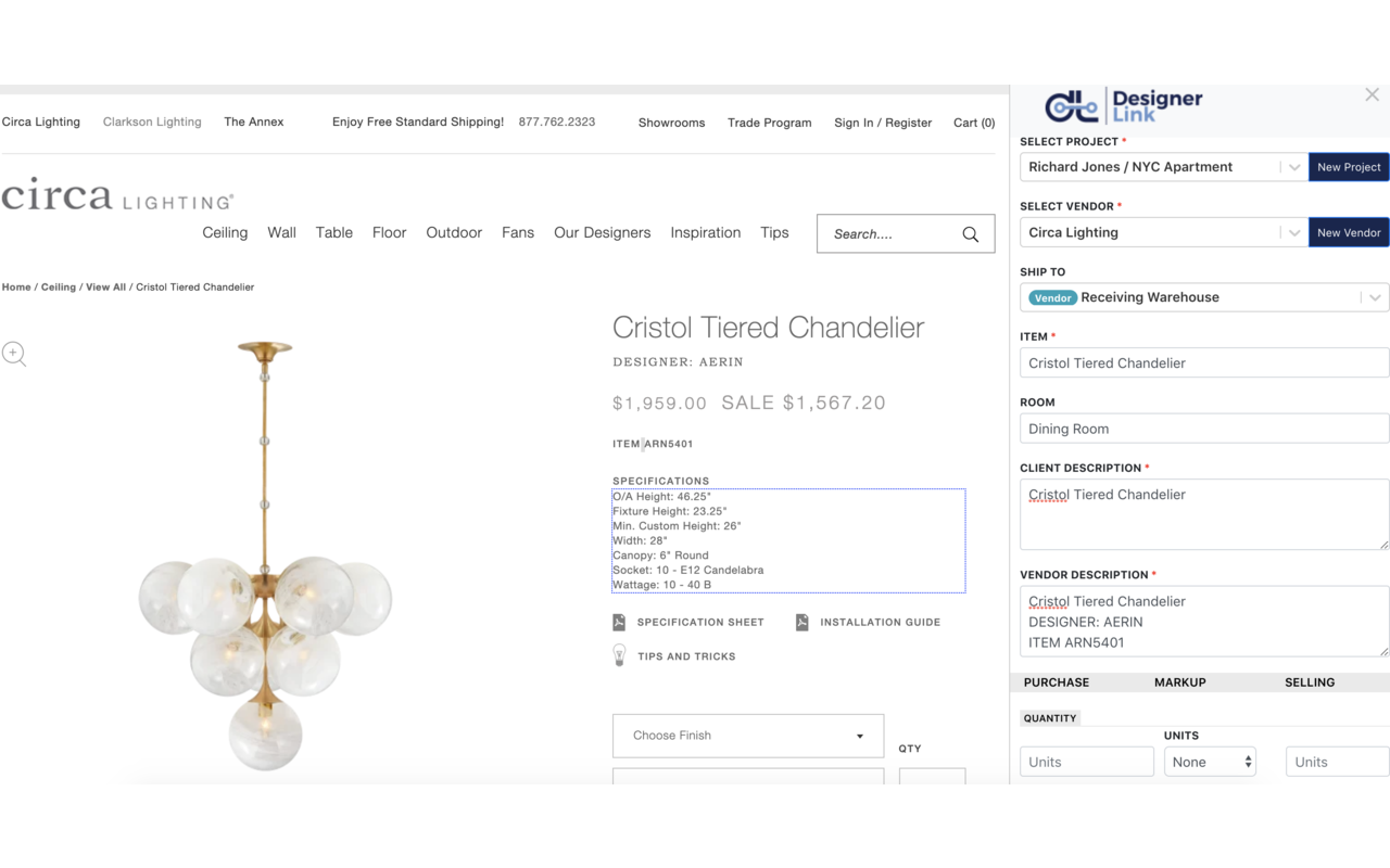 DesignerLink Chrome App截图1