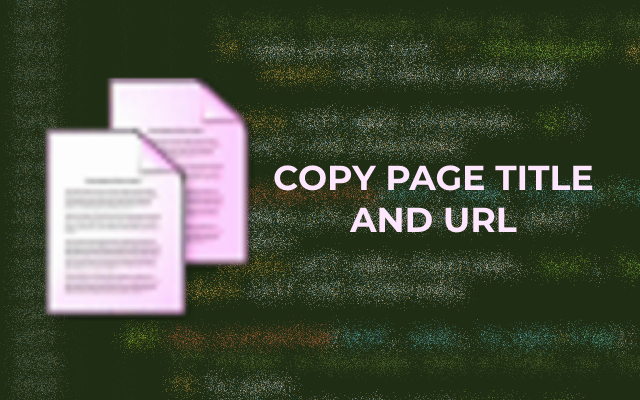 Copy page title and url截图1