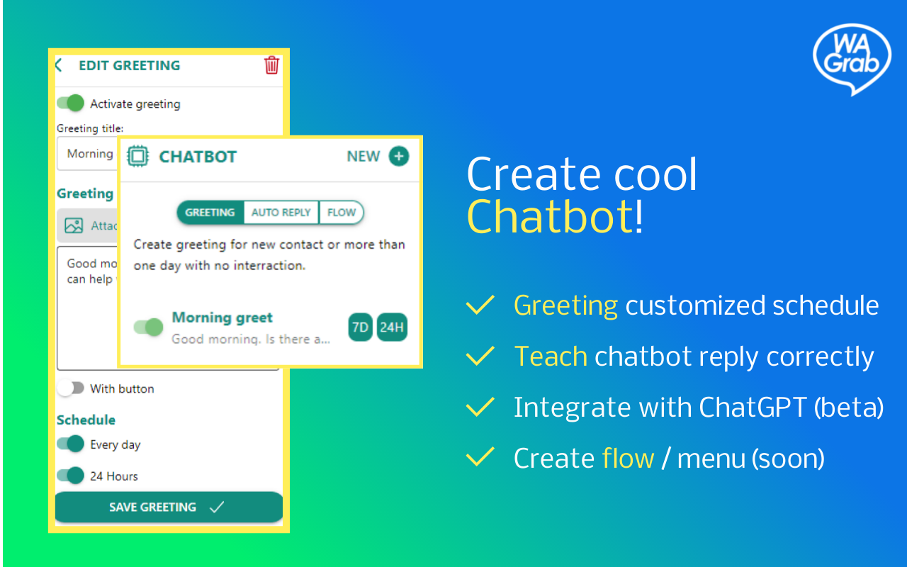 WAGrab - WhatsApp Marketing Selling Tools截图4