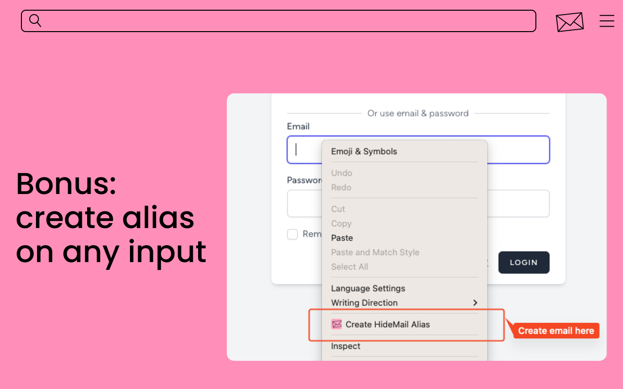 HideMail: 保护您的电子邮件隐私截图2