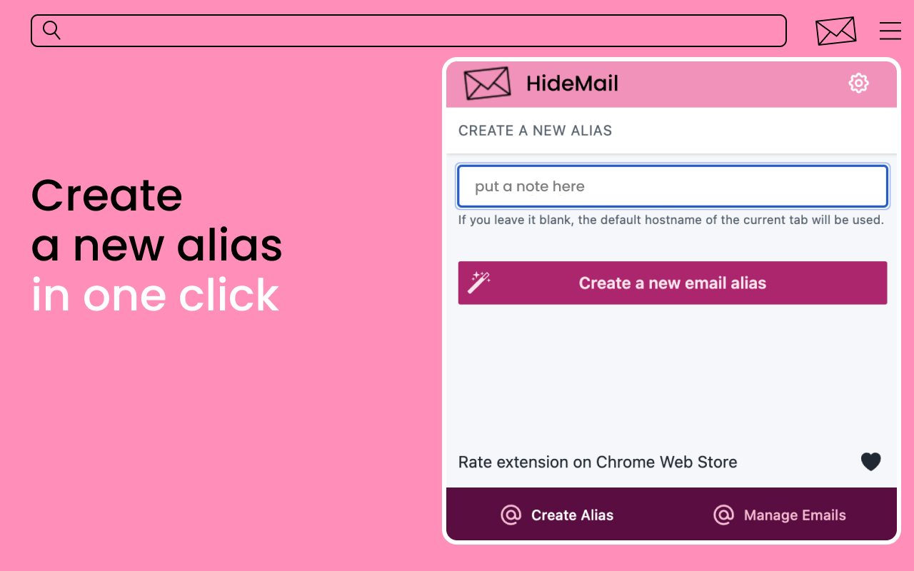 HideMail: 保护您的电子邮件隐私截图3