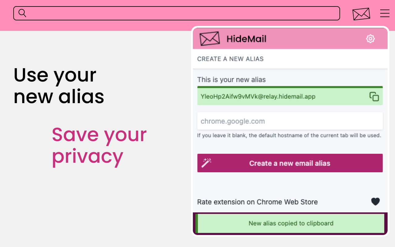 HideMail: 保护您的电子邮件隐私截图4