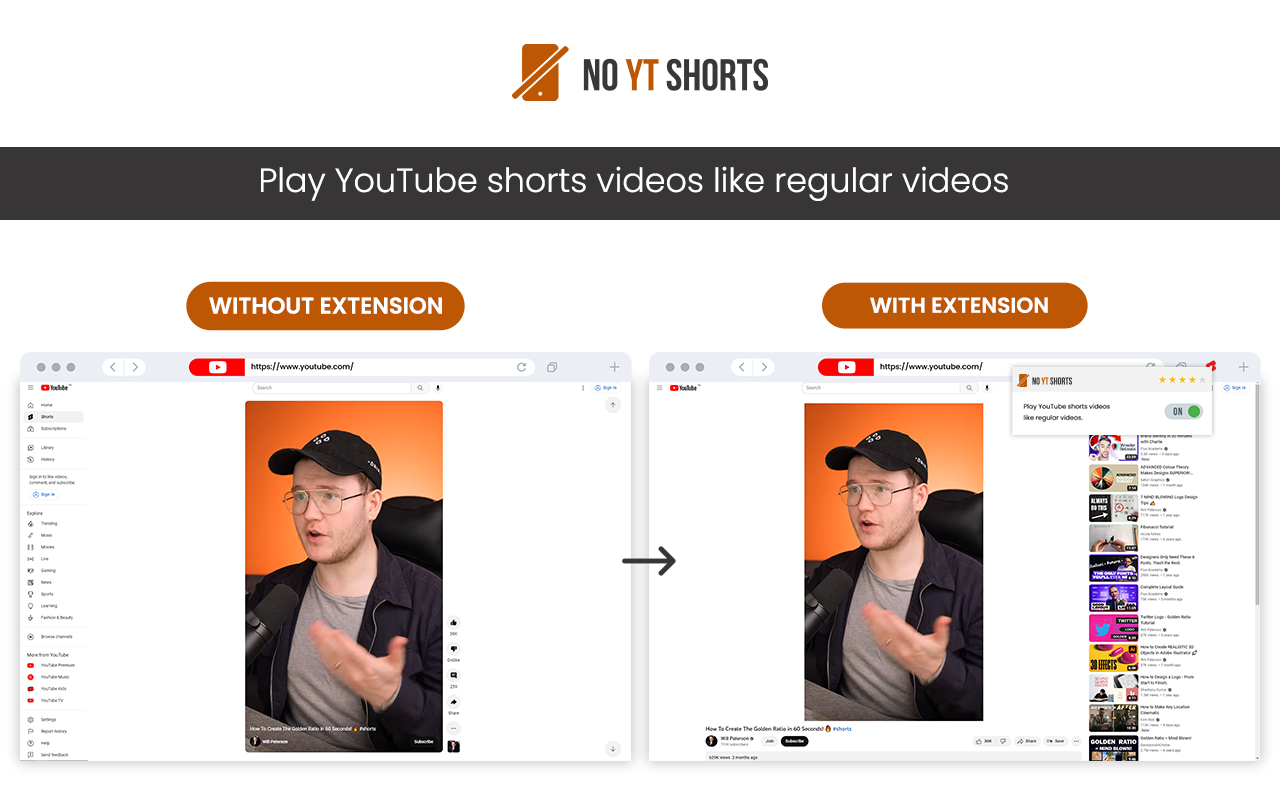 删除YouTube短裤截图1