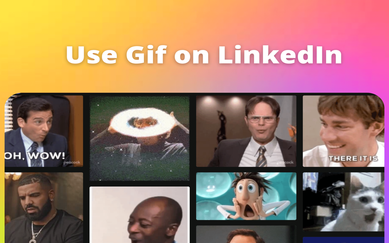 Unicat - LinkedIn GIF comment picker截图3