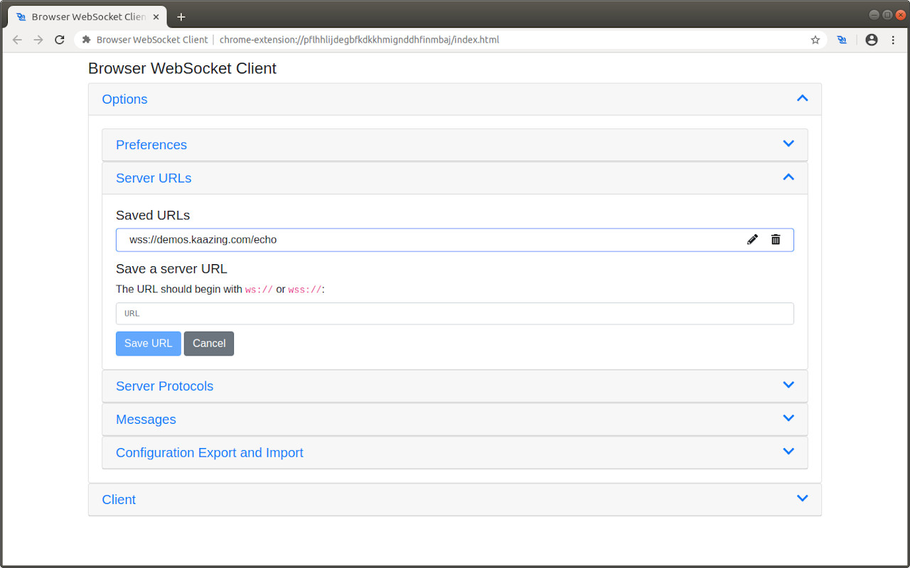 Browser WebSocket Client截图4