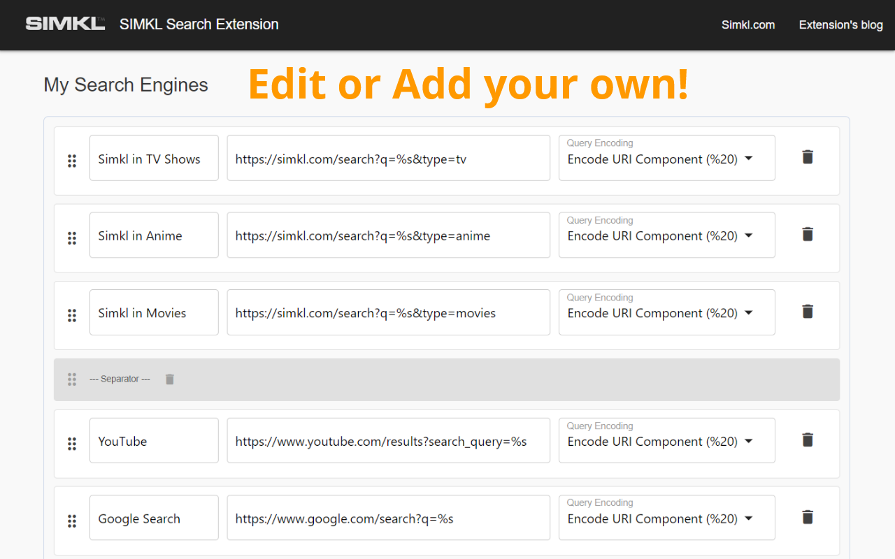 Simkl Search - Select and Search截图4