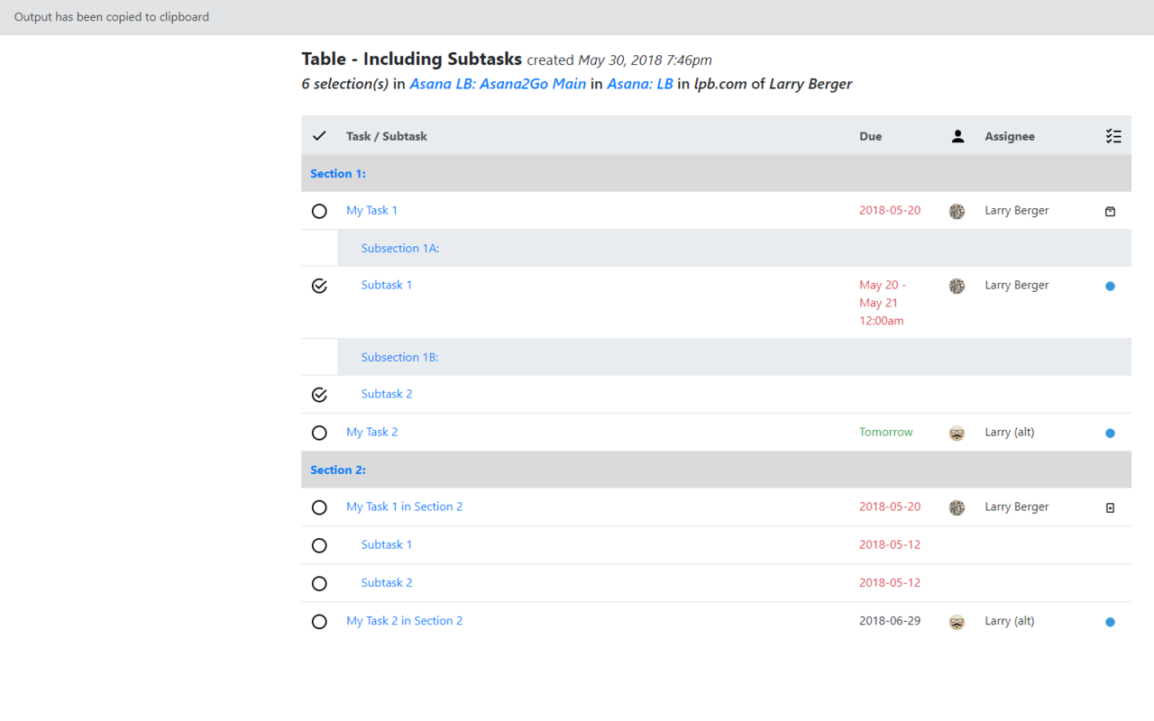 Asana2Go截图1