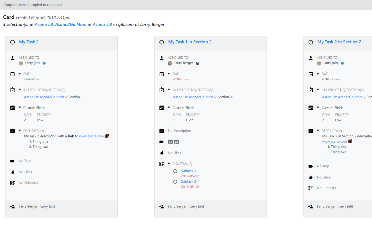 Asana2Go截图4