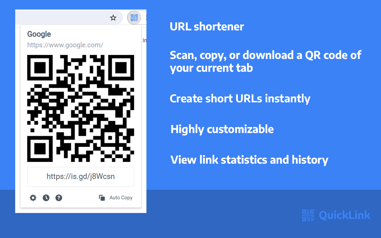 URL Shortener & QR Code Generator - QuickLink截图3