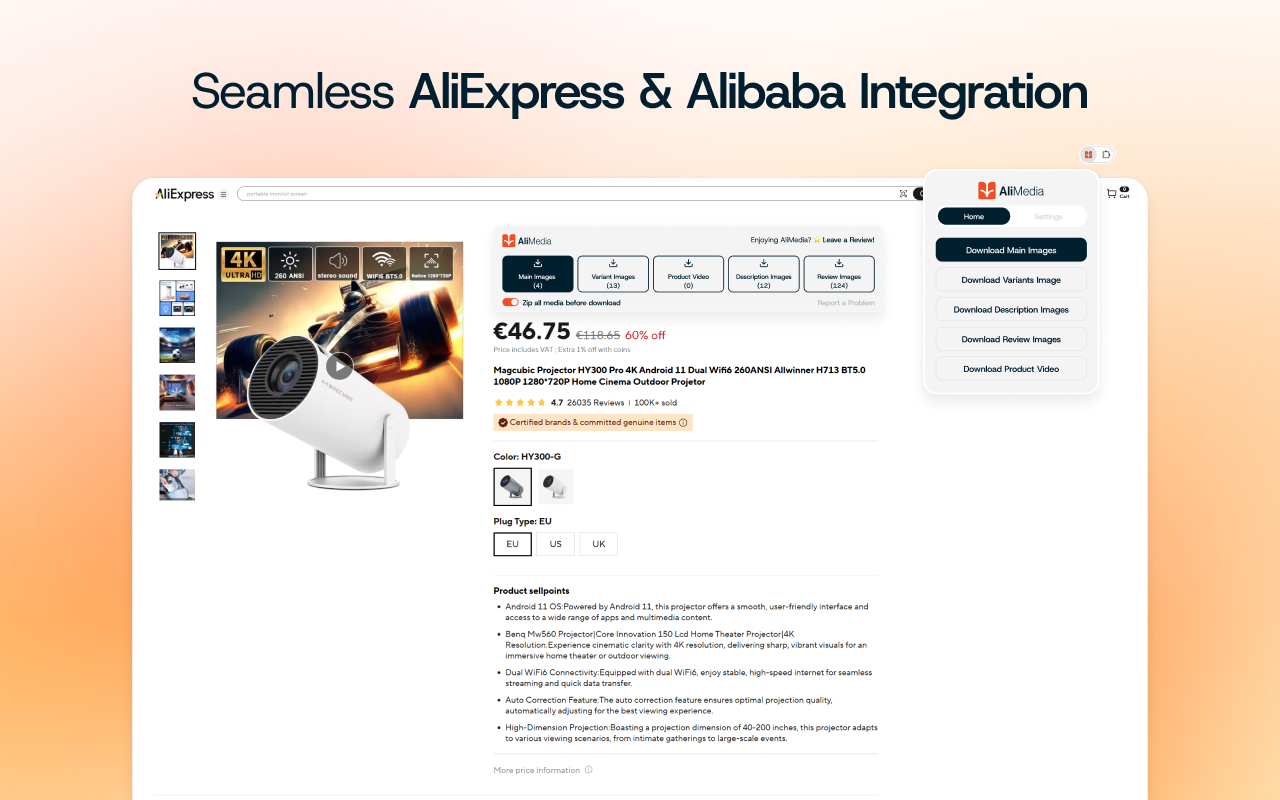 AliMedia | AliExpress image/video download截图1