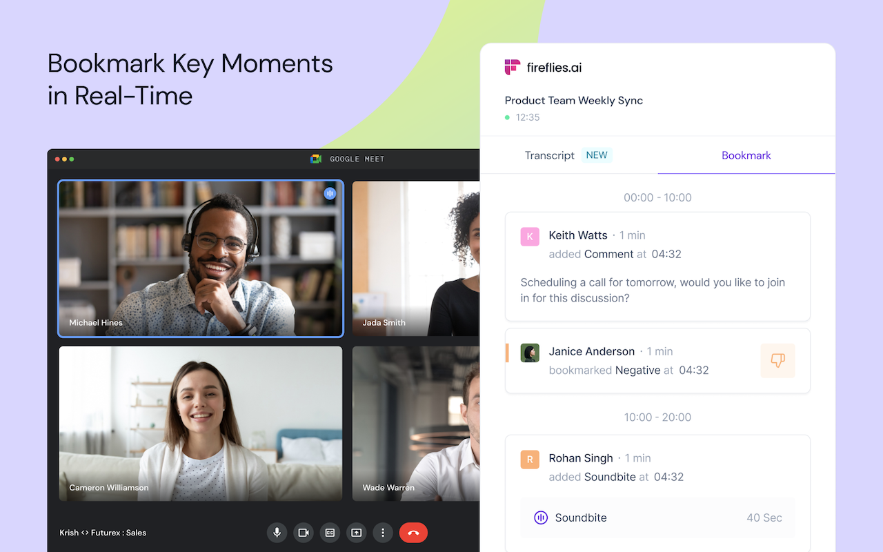 Fireflies: AI meeting notes截图5