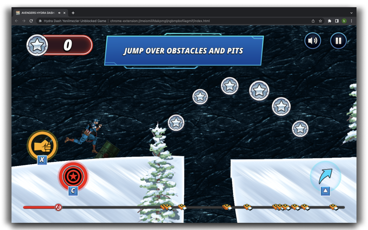 Hydra Dash Avengers HTML5 Game截图2
