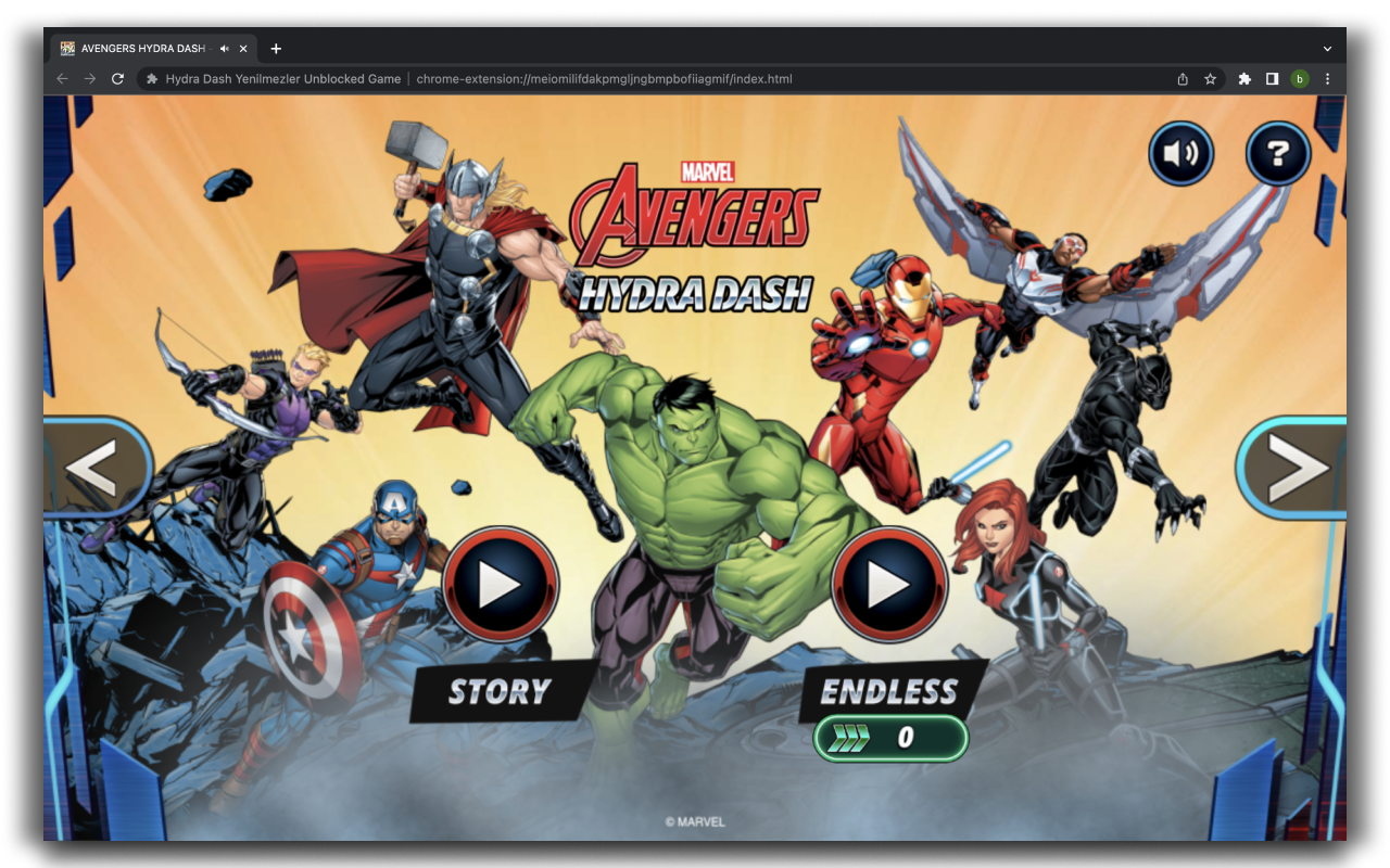 Hydra Dash Avengers HTML5 Game截图3