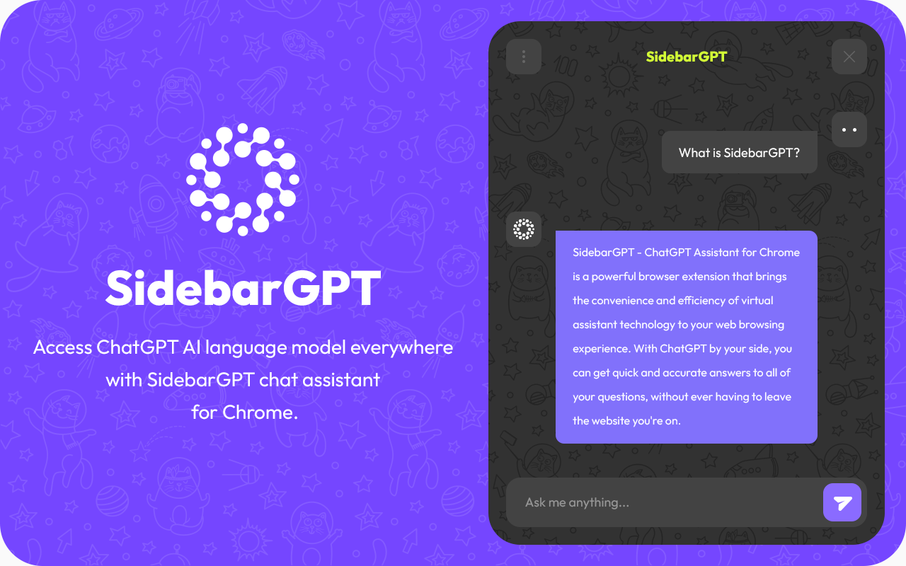 用於 Chrome 的 ChatGPT | SidebarGPT截图1