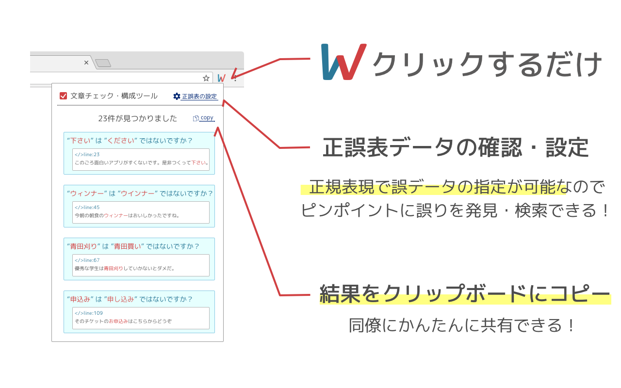 文章校正と表記ゆれチェックツール截图2