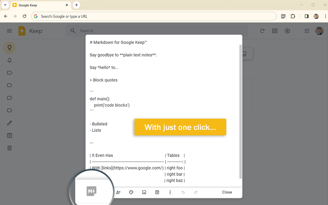 Markdown for Google Keep™截图1