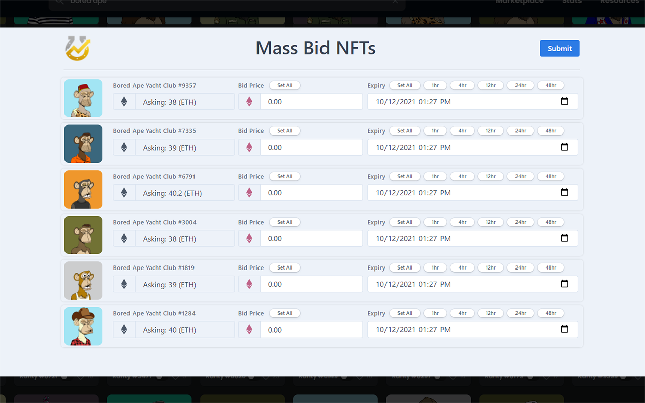 Lucky Trader OpenSea Power Tools截图3