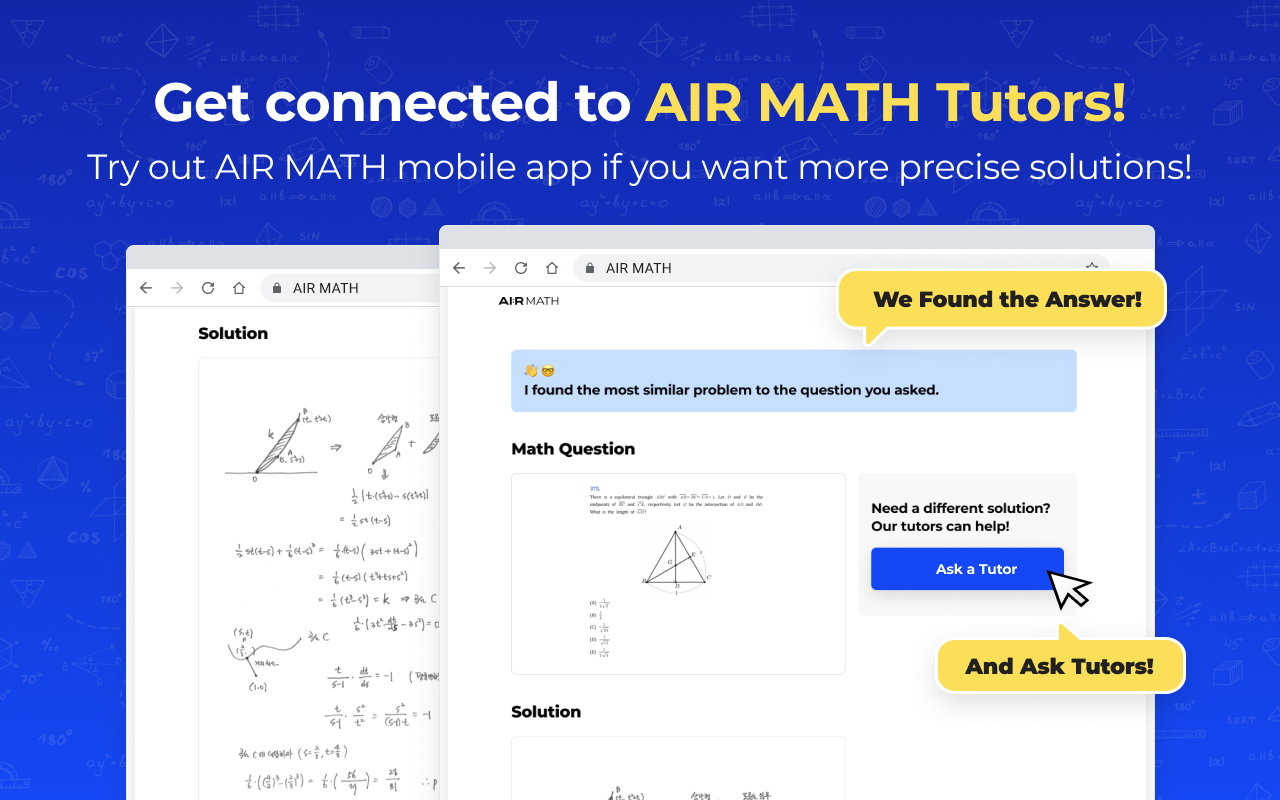 AIR MATH - Homework Helper (Solver on Web)截图1