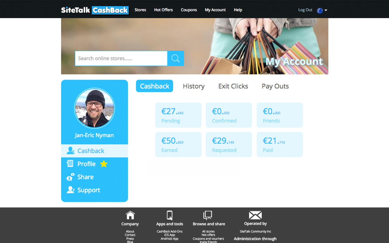 SiteTalk Cashback Add-on截图2