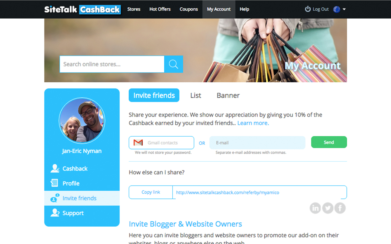 SiteTalk Cashback Add-on截图3