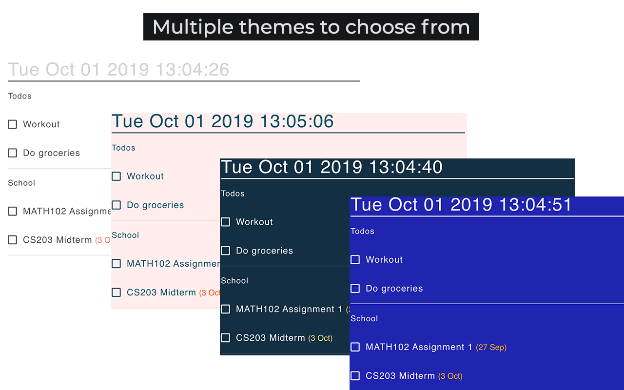 Committed - NewTab Todo and Goal Manager截图2