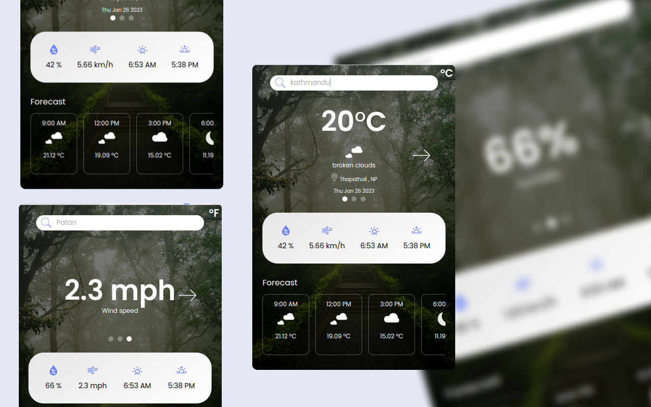 Weather extension截图1