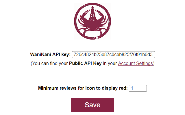 WaniKani Review Notifier截图1