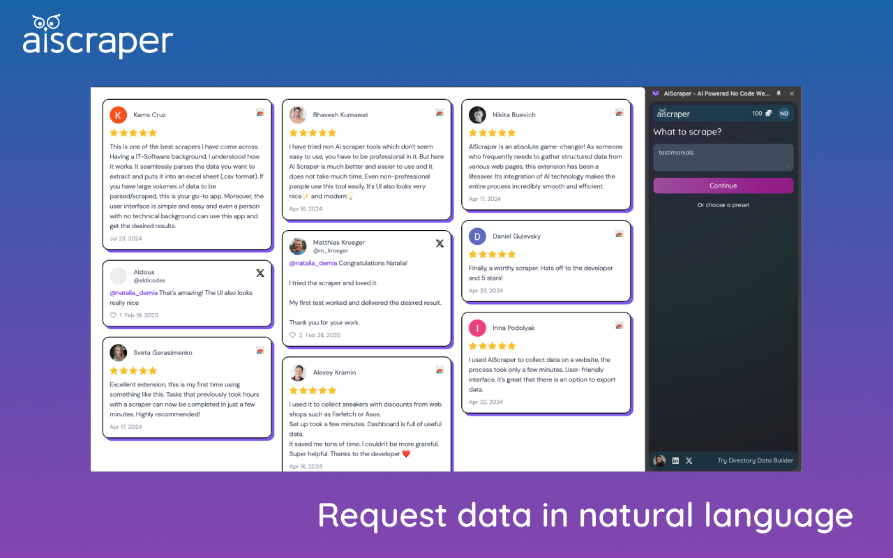 AIScraper - AI Powered No Code Web Scraping Tool截图4