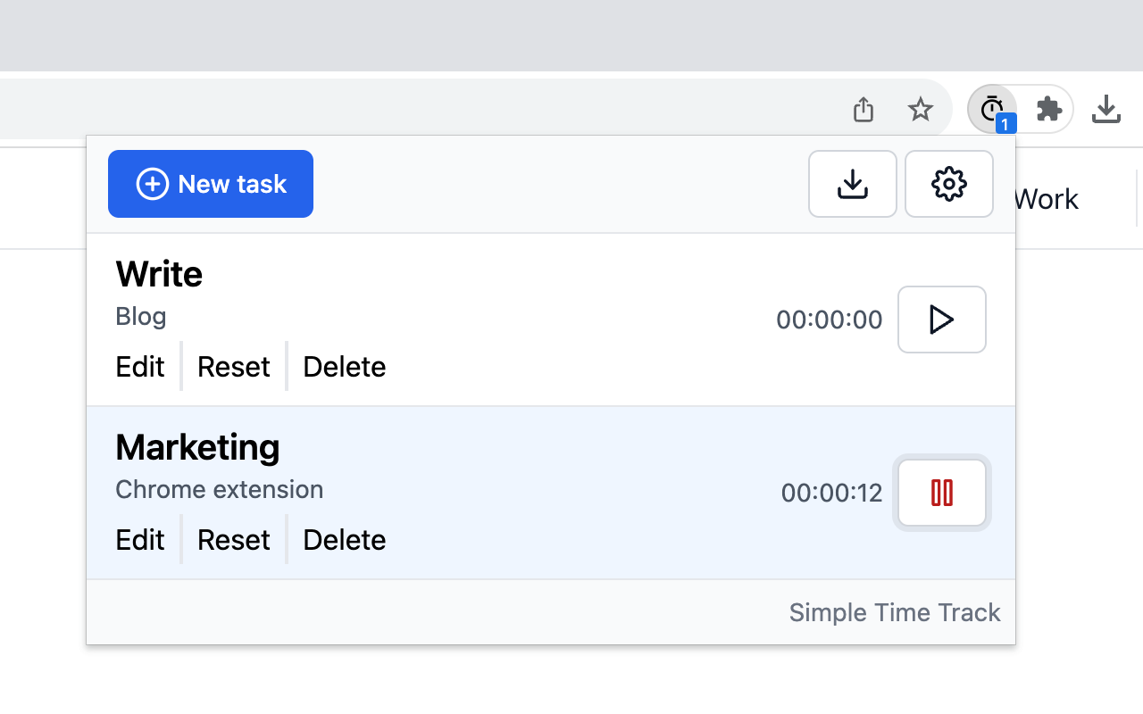 Simple Time Track截图4