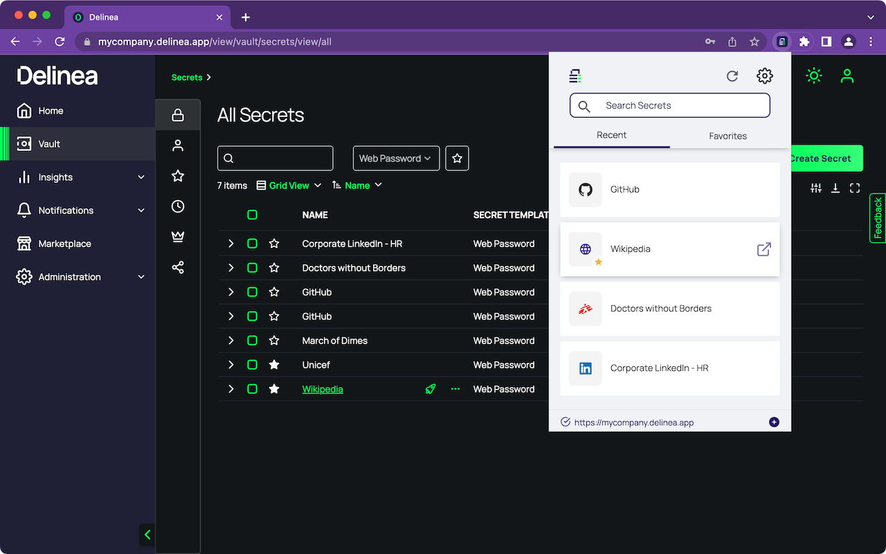 Delinea Web Password Filler截图2