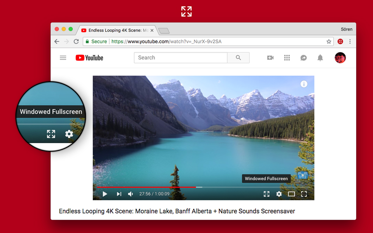 YouTube Inline Fullscreen截图1