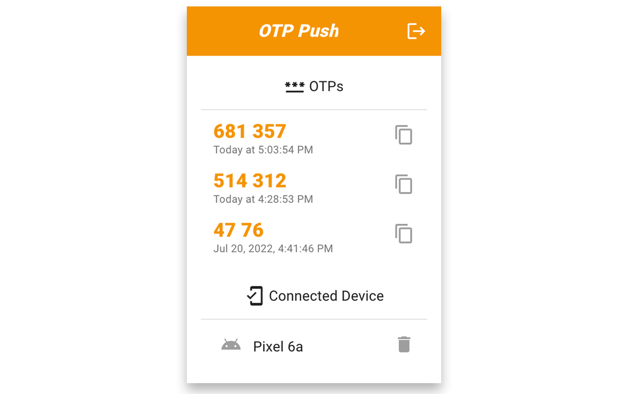 OTP Push截图1